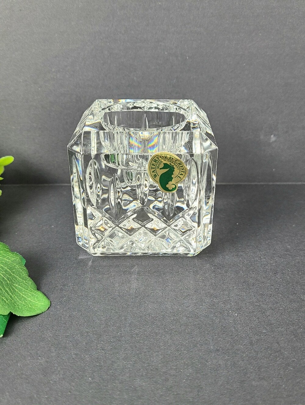Waterford Lismore Lead Crystal Candle Holder-One